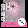 Aigostar - LED lauko kalėdinė girlianda 500xLED/8 funkcijų 53m IP44 rožinė