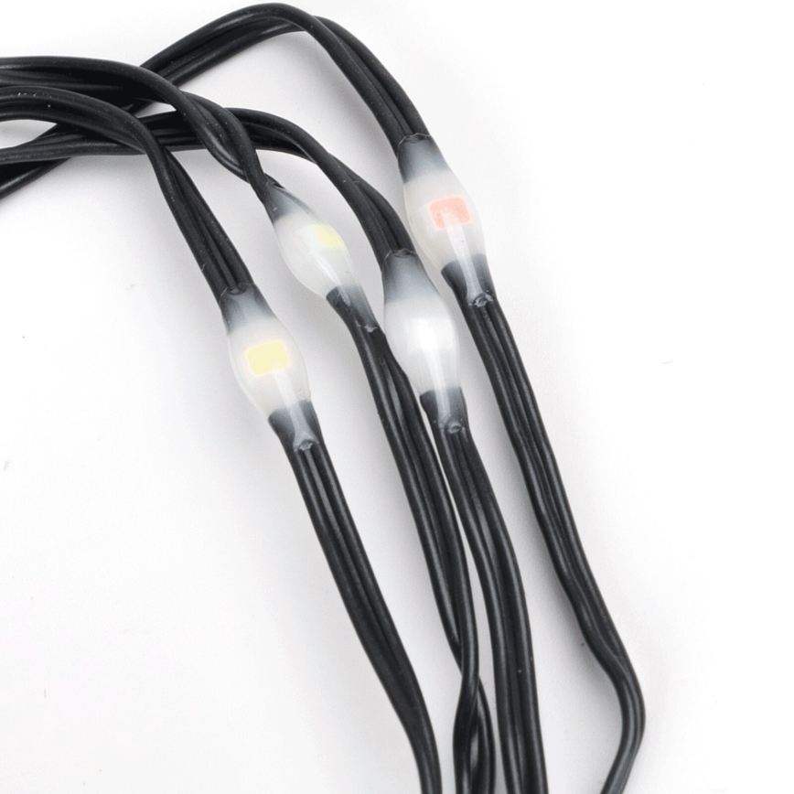 Aigostar - LED lauko kalėdinė girlianda 50xLED/8 funkcijų 3xAA 5,3m IP44 daugiaspalvė