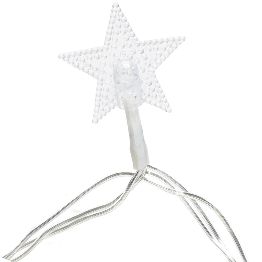 Aigostar - LED lauko kalėdinė girlianda 50xLED/8 funkcijų 8m IP44 šiltai balta