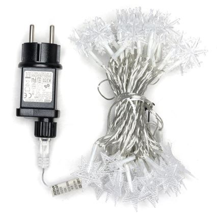 Aigostar - LED lauko kalėdinė girlianda 50xLED/8 režimų 8 m IP44 šiltai balta