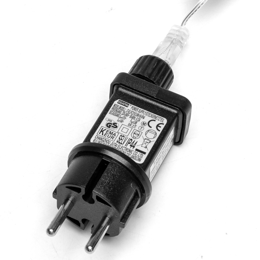 Aigostar - LED lauko kalėdinė girlianda 50xLED/8 režimų 8 m IP44 šiltai balta