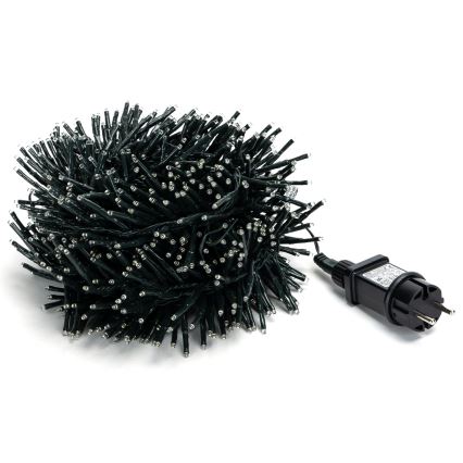 Aigostar - LED lauko kalėdinė girlianda 600 LED / 8 funkcijų 18 m IP44 šaltai balta