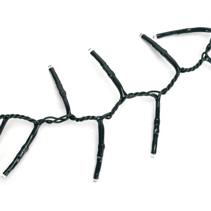 Aigostar - LED Lauko Kalėdinė girlianda 600xLED/8 funkcijos 18m IP44 šalta balta