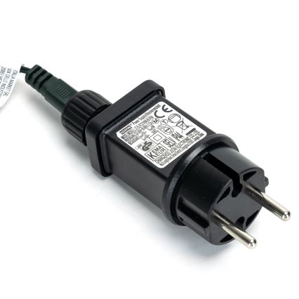 Aigostar - LED Lauko Kalėdinė girlianda 600xLED/8 funkcijos 18m IP44 šalta balta