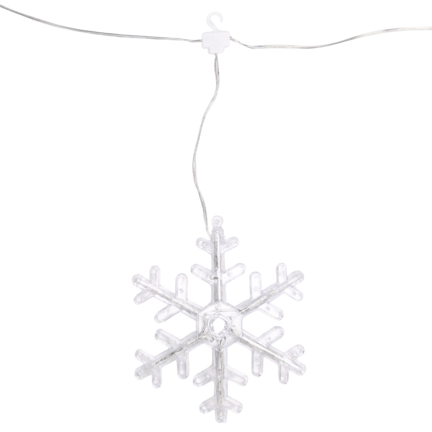 Aigostar - LED lauko kalėdinė girlianda 84xLED/8 funkcijų 1,2x1m IP44 šaltai balta, snaigės