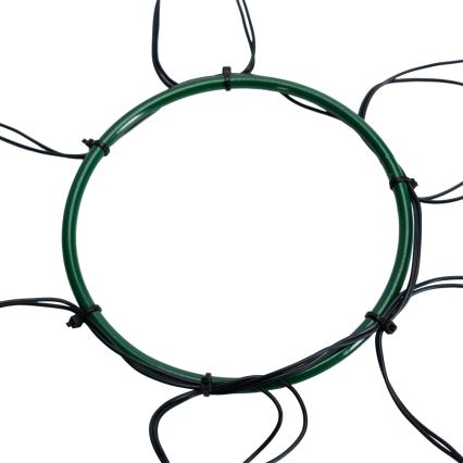 Aigostar - LED lauko kalėdinė girlianda 90xLED/8 funkcijų 3xAA 1,5m IP44 šiltai balta