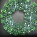 Aigostar - LED lauko kalėdinis vainikas 72xLED/3xAA skersmuo 50 cm IP44 šaltai balta