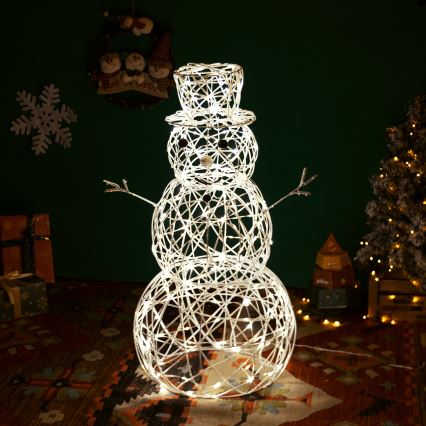 Aigostar - LED Lauko Kalėdinė dekoracija 3,6W/31/230V 2700K 120 cm IP44 sniego senis