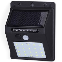 Aigostar - LED Lauko saulės energijos šviestuvas su jutikliu LED/1,11W/5,5V IP65
