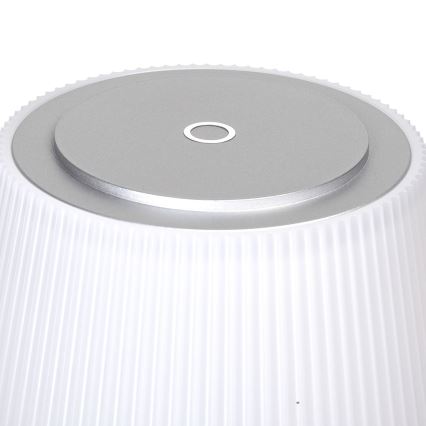 Aigostar - LED Pritemdoma įkraunama lauko lempa LED/4W/5V 3600mAh balta/matinis chromas IP54