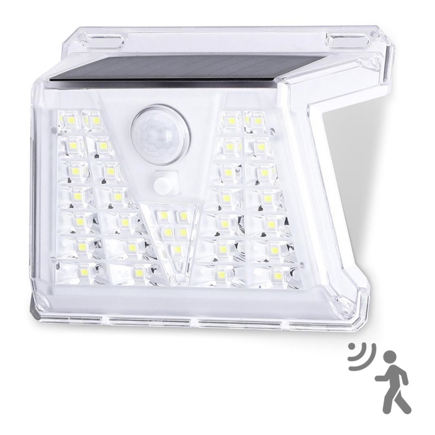 Aigostar - LED lauko šviestuvas, įkraunamas saulės energija su jutikliu LED/1,48W/3,7V IP65 1200 mAh