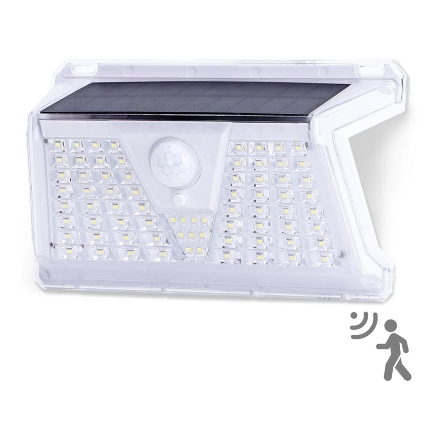 Aigostar - LED lauko šviestuvas, įkraunamas saulės energija su jutikliu LED/2,4W/5V 1200 mAh IP65