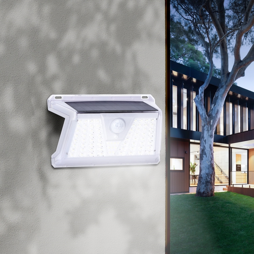 Aigostar - LED lauko šviestuvas, įkraunamas saulės energija su jutikliu LED/2,4W/5V 1200 mAh IP65