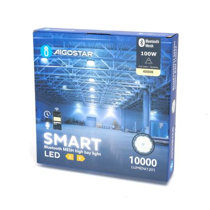 Aigostar - LED Didelio-našumo pritemdomas lauko šviestuvas MESH High Bay LED/100W/230V 4000K IP65