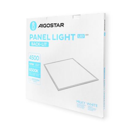 Aigostar - LED lubinis panelis LED/40W/230V 6500K 60x60cm baltas