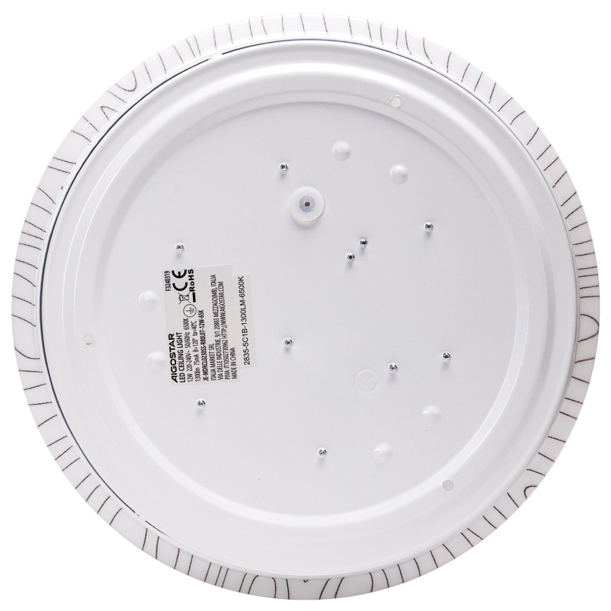 Aigostar - LED lubinis šviestuvas LED/12W/230V 6500K