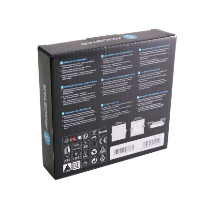 Aigostar - LED Lubinis šviestuvas LED/6W/230V 3000K 12x12 cm baltas