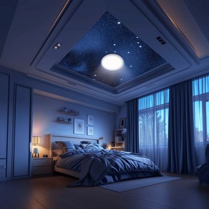 Aigostar - LED pritemdomas lubinis vonios šviestuvas MESH Išmanus LED/12W/230V 3000-6500K IP44 + nuotolinio valdymo pultas