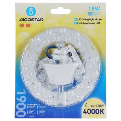 Aigostar - LED magnetinis modulis LED/18W/230V 4000K