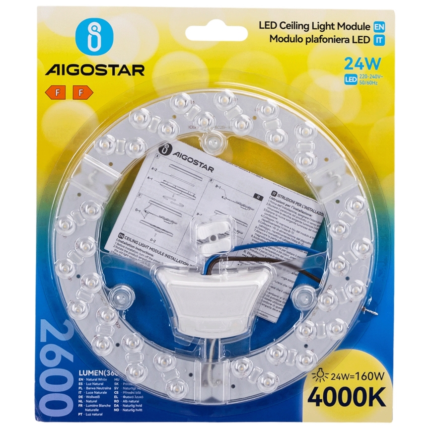 Aigostar - LED magnetinis modulis LED/24W/230V 4000K