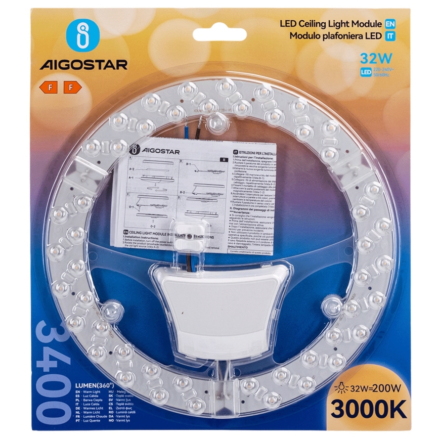 Aigostar - LED magnetinis modulis LED/32W/230V 3000K