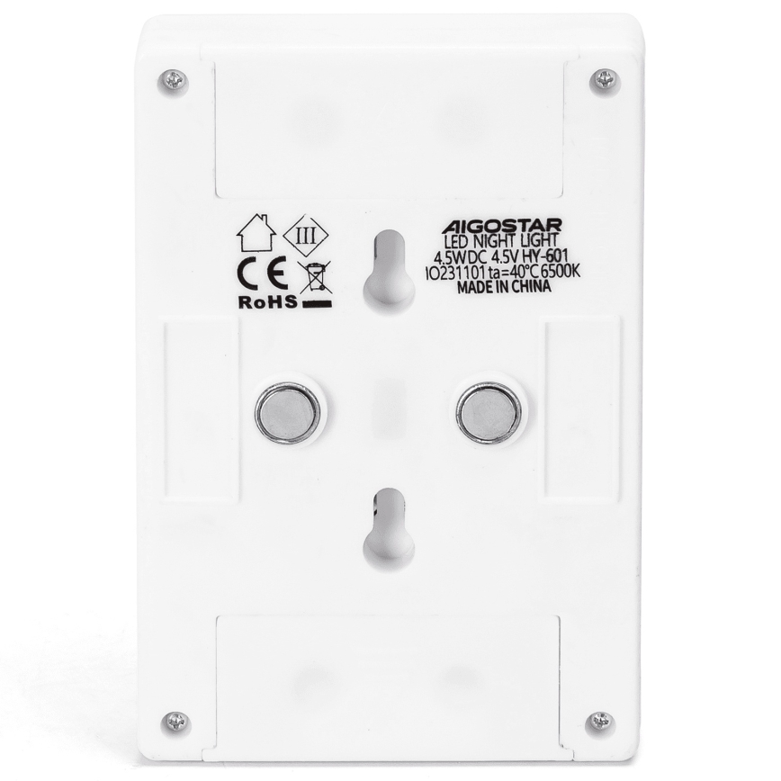 Aigostar - LED nešiojamas naktinis šviestuvas LED/3xAAA 6500K