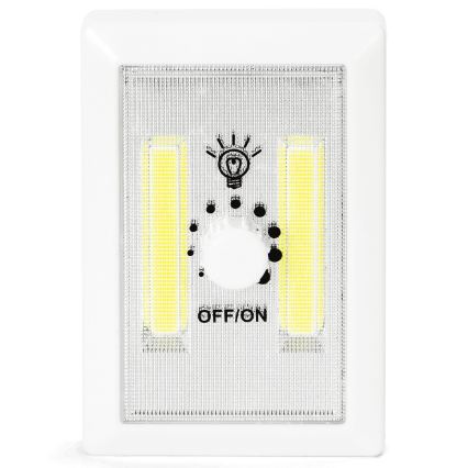 Aigostar - LED Nešiojamas naktinis šviestuvas LED/3xAAA 6500K