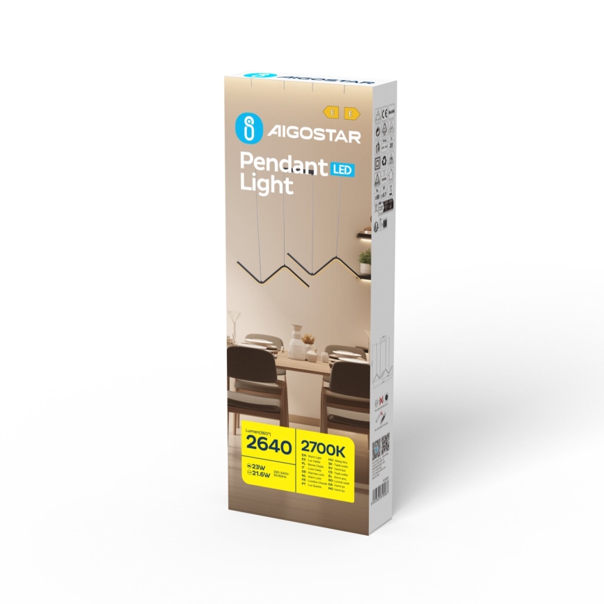 Aigostar - LED Pakabinamas sietynas LED/23W/230V 2700K