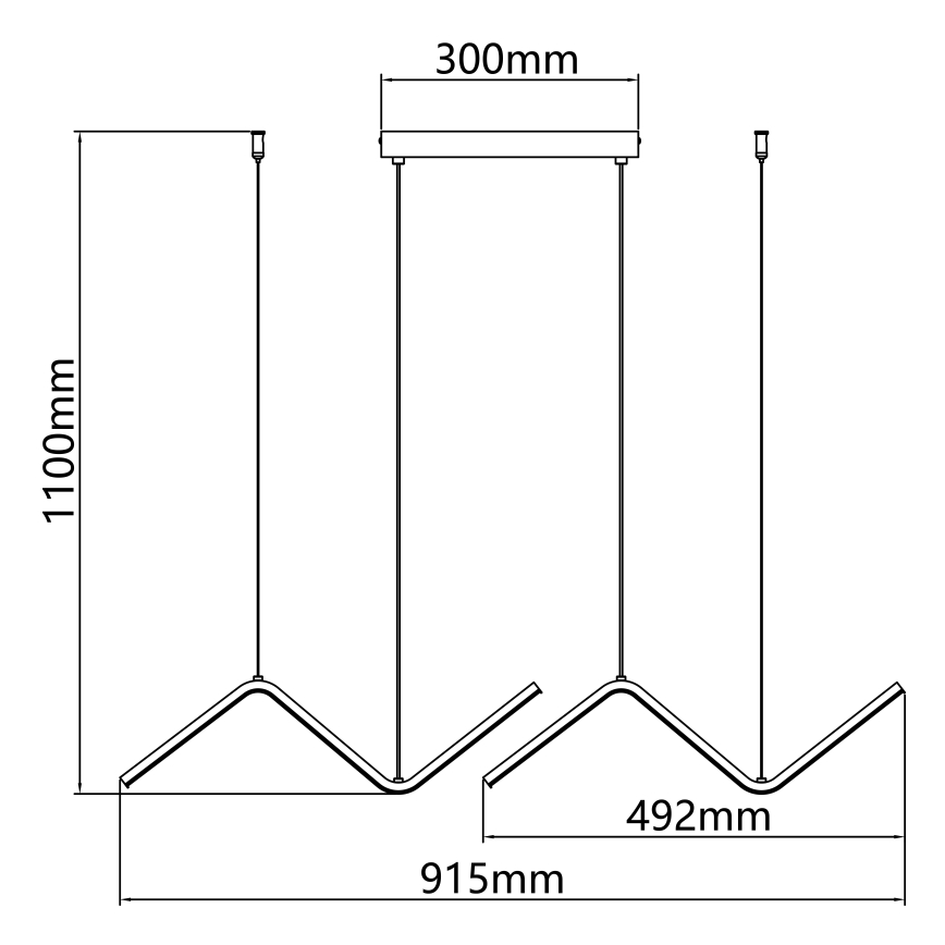 Aigostar - LED Pakabinamas sietynas LED/23W/230V 6500K