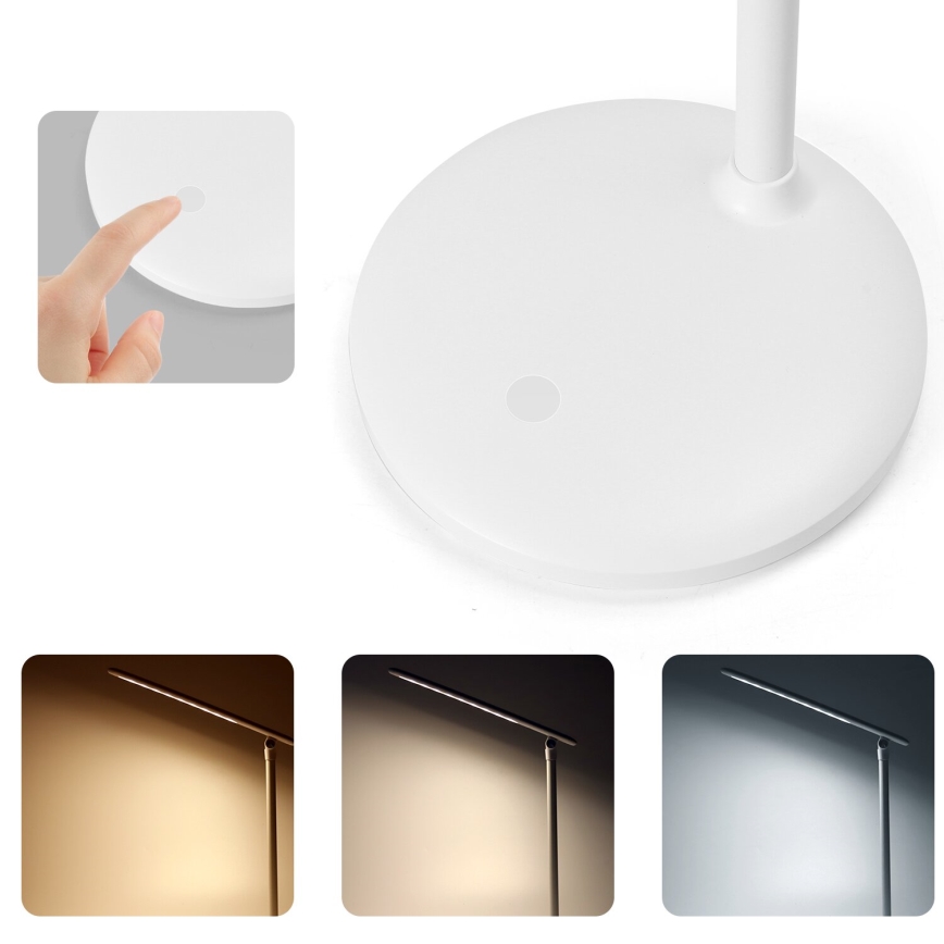 Aigostar - LED Pritemdoma įkraunama jutiklinė stalinė lempa LED/3W/5V 1800 mAh