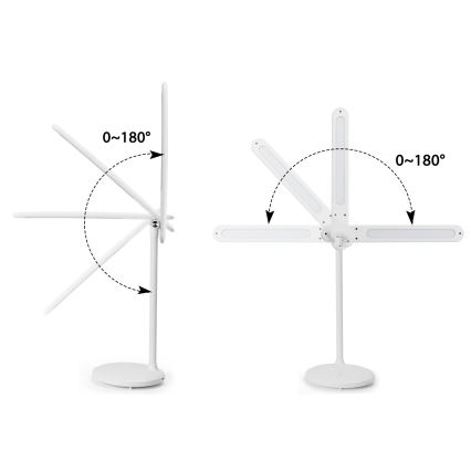Aigostar - LED Pritemdoma įkraunama jutiklinė stalinė lempa LED/3W/5V 1200mAh 3000/4000/6500K