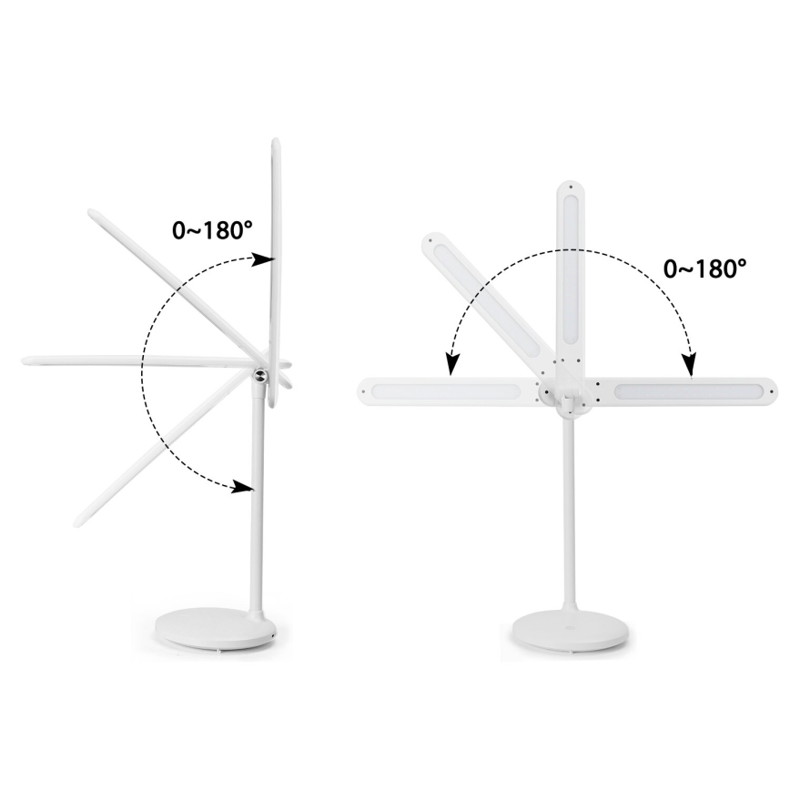 Aigostar - LED Pritemdoma įkraunama jutiklinė stalinė lempa LED/3W/5V 1200mAh 3000/4000/6500K
