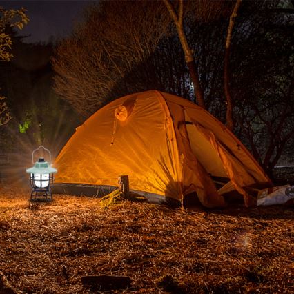 Aigostar - LED Pritemdoma nešiojama įkraunama stovyklavimo lempa LED/3W/3,7V