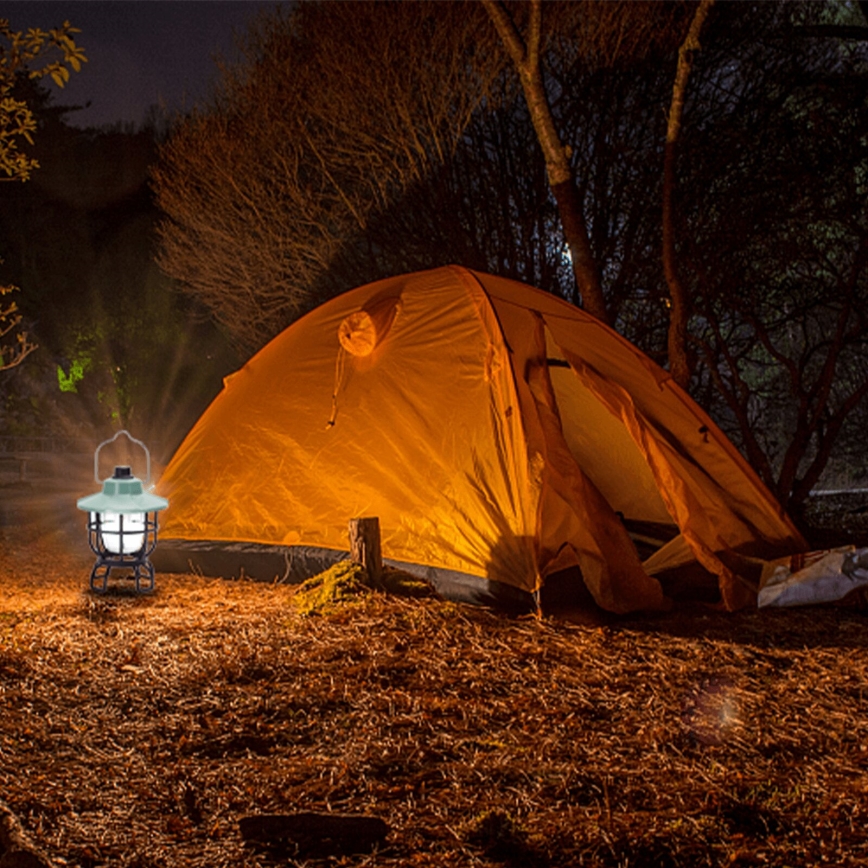 Aigostar - LED Pritemdoma nešiojama įkraunama stovyklavimo lempa LED/3W/3,7V