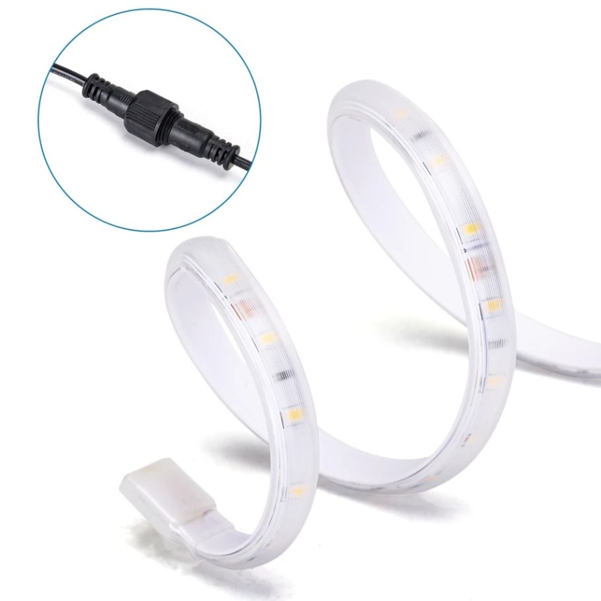 Aigostar - LED pritemdoma saulės energijos juostelė LED/1,6W/3,2V 3 m 6500K IP65 + nuotolinio valdymo pultas