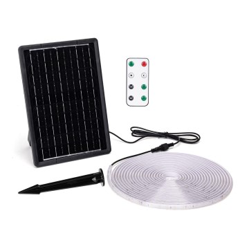 Aigostar - LED pritemdoma saulės energijos juostelė LED/10W/3,2V 10 m 6500K IP65 + nuotolinio valdymo pultas