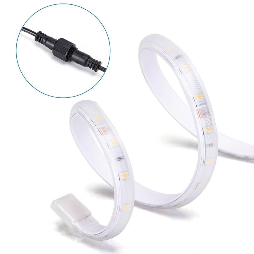 Aigostar - LED pritemdoma saulės energijos juostelė LED/10W/3,2V 10 m 6500K IP65 + nuotolinio valdymo pultas