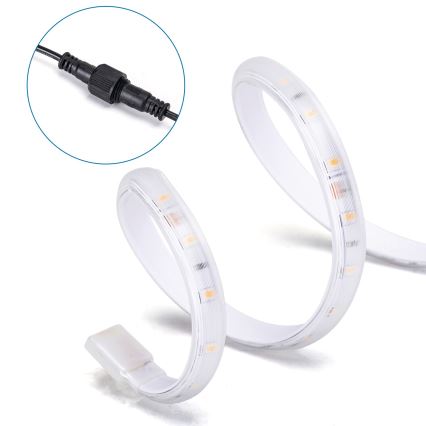Aigostar - LED Pritemdoma saulės juosta LED/20W/3,2V 20 m 2700K IP65 + nuotolinio valdymo pultas