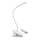 Aigostar - LED Pritemdomas įkraunamas stalinis šviestuvas su segtuku LED/2,5W/5V 1200mAh balta