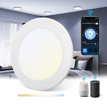 Aigostar - LED pritemdomas įleidžiamas lubinis šviestuvas MESH LED/15W/230V 2700-6500K diametras 17 cm