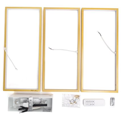 Aigostar - LED Pritemdomas lubinis šviestuvas LED/38W/230V 2700-6500K + nuotolinio valdymo pultas