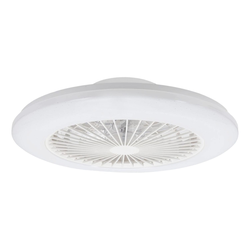 Aigostar - LED Pritemdomas lubinis šviestuvas su ventiliatoriumi LED/40W/230V 2700-6500K diametras 48,5 cm balta + nuotolinio valdymo pultas