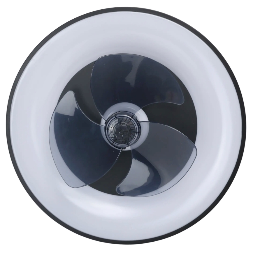 Aigostar - LED Pritemdomas lubinis šviestuvas su ventiliatoriumi MESH LED/40W/230V 2700-6500K juoda + nuotolinio valdymo pultas