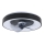 Aigostar - LED Pritemdomas lubinis šviestuvas su ventiliatoriumi MESH LED/40W/230V 2700-6500K juoda + nuotolinio valdymo pultas