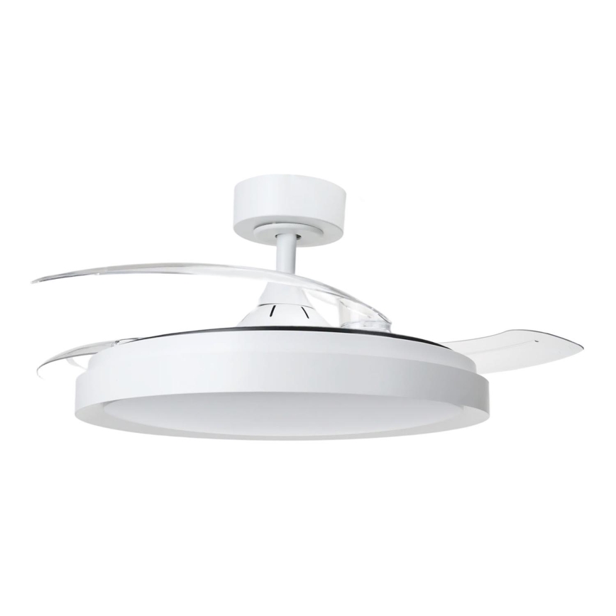 Aigostar - LED Pritemdomas lubinis šviestuvas su ventiliatoriumi MESH LED/50W/230V 2700-6500K juoda + nuotolinio valdymo pultas