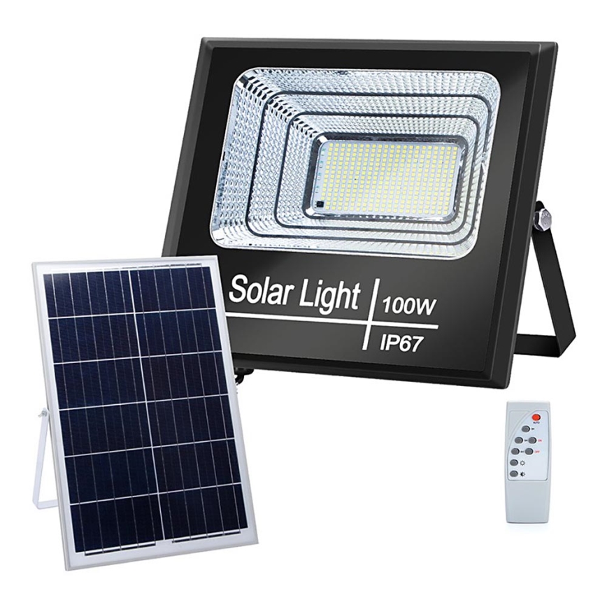 Aigostar - LED Pritemdomas saulės prožektorius LED/100W/3,2V IP67 2000 mAh + VP