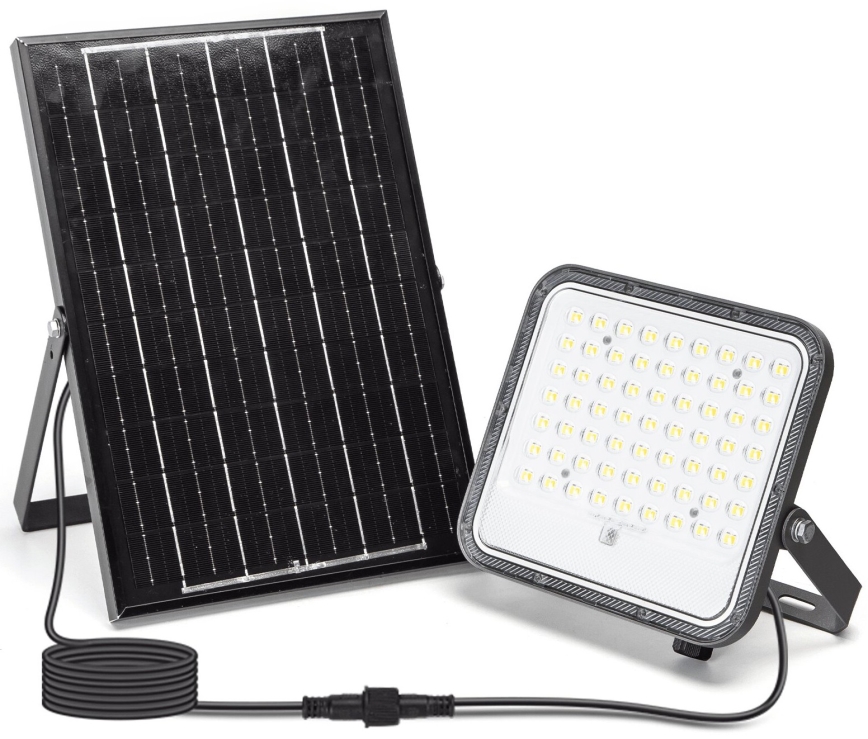 Aigostar - LED Pritemdomas saulės prožektorius LED/100W/3,4V 3000/4000/6500K IP66 8000 mAh + nuotolinio valdymo pultas