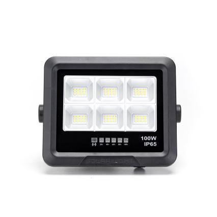 Aigostar - LED Pritemdomas saulės prožektorius LED/100W/3,4V IP65 + nuotolinio valdymo pultas