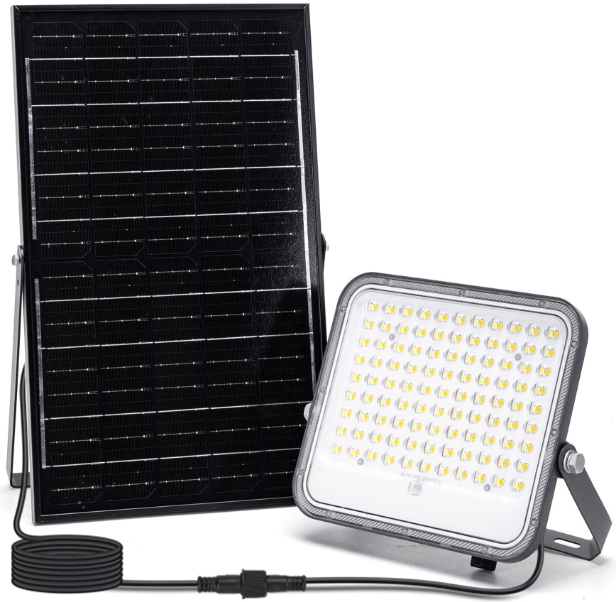 Aigostar - LED Pritemdomas saulės prožektorius LED/150W/3,4V IP66 + nuotolinio valdymo pultas