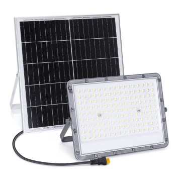 Aigostar - LED Pritemdomas saulės prožektorius LED/200W/3,4V IP65 + nuotolinio valdymo pultas